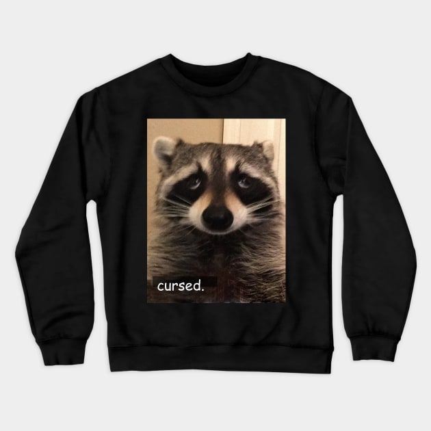 cursed Crewneck Sweatshirt by bucketthetrashpanda